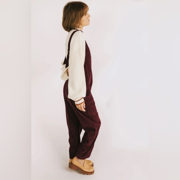 Free People High Roller Corduroy Jumpsuit - Picture 5 of 11